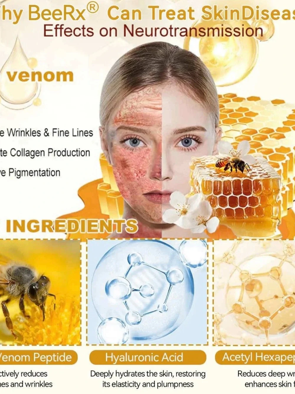 BEERX Bee Venom Skin Renewal Cream